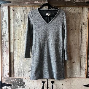 Lou & Gray, Long Sleeve, Heather Gray, XS, Pockets